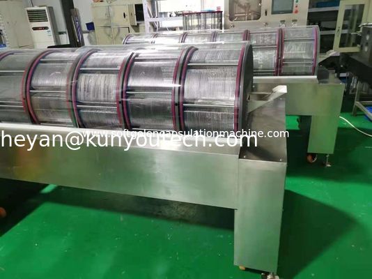 हीटिंग सिस्टम के साथ छोटी टोकरी आसान लिफ्ट फार्मास्युटिकल मशीन टम्बल ड्रायर