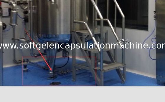 तरल / दवा के लिए 500L 304 SUS स्टेनलेस स्टील मिक्सिंग टैंक