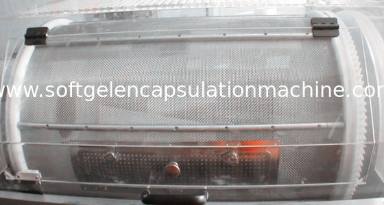 गोलियों या मछली के तेल के लिए 0.4kw स्वचालित एनकैप्सुलेशन मशीन बड़े टम्बल ड्रायर: