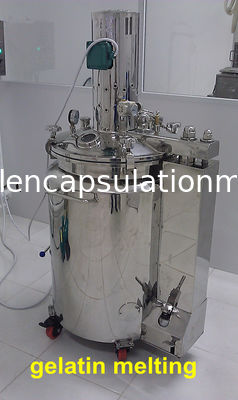 450L - 1000L स्टेनलेस स्टील जिलेटिन पिघलने टैंक / पानी सील वैक्यूम पंप