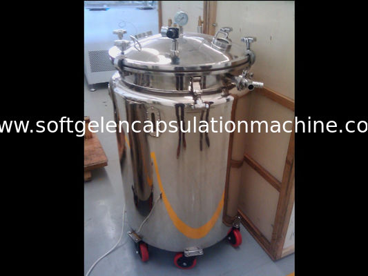 स्टेनलेस स्टील मेडिसिन मिक्सिंग टैंक / पानी से तापमान रखें / 500L