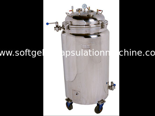 तरल / दवा के लिए 500L 304 SUS स्टेनलेस स्टील मिक्सिंग टैंक