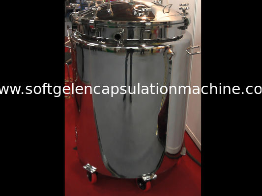 तरल / दवा के लिए 500L 304 SUS स्टेनलेस स्टील मिक्सिंग टैंक