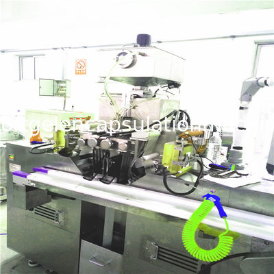 जिलेटिन पिघलने / सुखाने के उपकरण के साथ S610 सॉफ्ट कैप्सूल बनाने की मशीन