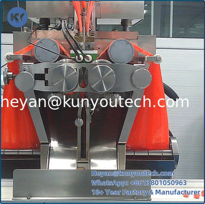 304/316L स्टेनलेस स्टील सॉफ्ट कैप्सूल बनाने की मशीन, 43470 कैप्सूल/घंटा उत्पादन और 0-5rpm समायोज्य गति के साथ