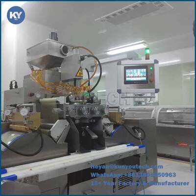 0.75kw स्वचालित Vgel Encapsulation मशीन 2 सुखाने वाले पंखे के साथ टम्बल ड्रायर मशीन के साथ