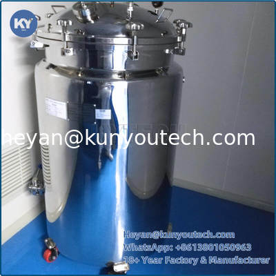 150L फार्मास्युटिकल जिलेटिन रिसीवर टैंक / स्टॉक लिक्विड और तापमान रखें