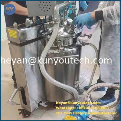 जीएमपी मानक के साथ 304 एसयूएस 100 एल स्टिरिंग जिलेटिन पिघलने और सर्विस टैंक