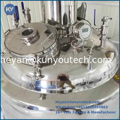 सॉफ्टगेल बनाने के लिए 316SUS स्टेनलेस स्टील मिक्सिंग टैंक / 650L औद्योगिक भंडारण टैंक