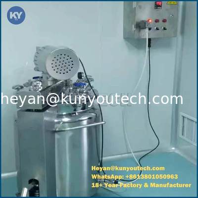 304/316 एसयूएस स्टिरिंग जिलेटिन मेल्टिंग टैंक गेज / प्रेशर डिवाइस के साथ