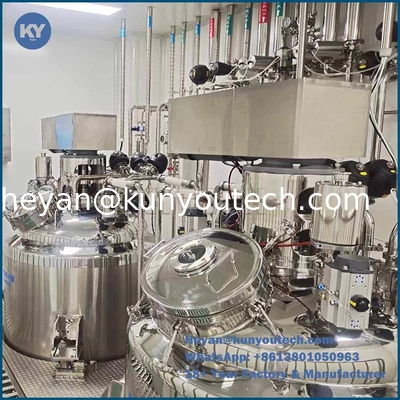 7.5KW स्टेनलेस स्टील मिश्रण टैंक के लिए जिलेटिन 800L क्षमता