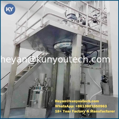 7.5kw-12kw मोटर के साथ 450L जिलेटिन पिघलने टैंक