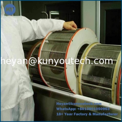 0.32KW सॉफ्टजेल कैप्सूल टम्बल ड्रायर, 2 बास्केट के साथ