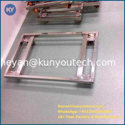 छेद के साथ खाद्य ग्रेड प्लास्टिक सुखाने ट्रे 800 * 500 . ढेर कर सकते हैं