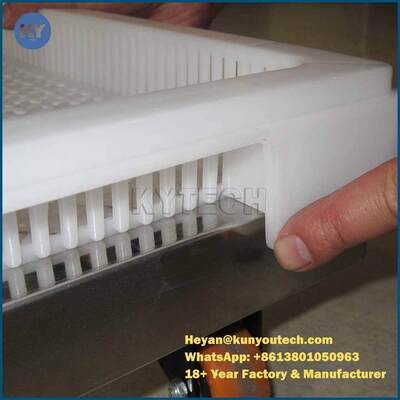 पेंटबॉल / सॉफ्टगेल सुखाने के लिए पीपी स्टैकेबल सुखाने ट्रे / स्टैकिंग ट्रे