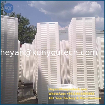 खाद्य ग्रेड दवा प्लास्टिक सुखाने ट्रे छेद के साथ ढेर कर सकते हैं, कुशल सुखाने