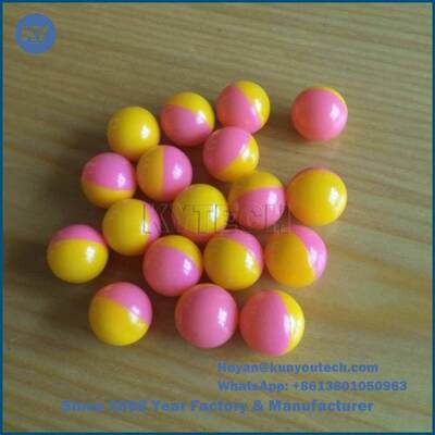 पीएलसी टच स्क्रीन के साथ 18000P 7KW पेंटबॉल एनकैप्सुलेशन मशीन पेंटबॉल उत्पादन लाइन