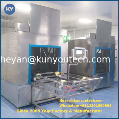 0.32KW सॉफ्टजेल कैप्सूल टम्बल ड्रायर, 2 बास्केट के साथ