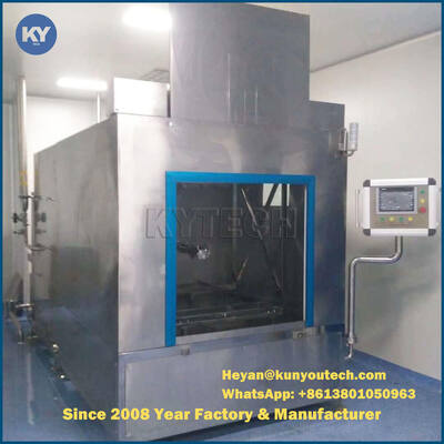 ऑटो पूर्व-धोने, सफाई, कुल्ला, फ्लशिंग, और सुखाने की प्रक्रिया टंबल ड्रायर टोकरी सफाई मशीन