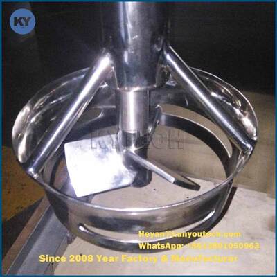 शीतल जिलेटिन के लिए हाइड्रोलिक भारोत्तोलन प्रणाली विद्युत रंग मिक्सर