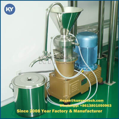 स्टेनलेस स्टील मूंगफली का मक्खन कोलाइड मिल मशीन / उपकरण जीएमपी मानक
