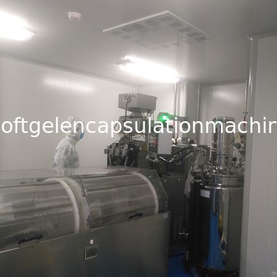 सीबीडी तेल 1 साल की वारंटी के लिए 7 इंच डाई रोल सॉफ्टगेल एनकैप्सुलेशन मशीन: