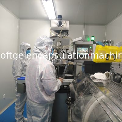 सीबीडी तेल 1 साल की वारंटी के लिए 7 इंच डाई रोल सॉफ्टगेल एनकैप्सुलेशन मशीन: