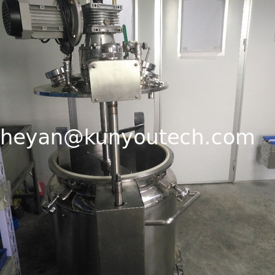 100L स्टोरेज स्टेनलेस स्टील टैंक स्टिरिंग फंक्शन वैक्यूम पंप