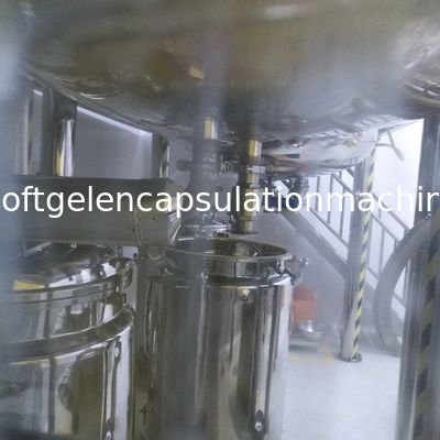 स्टिरिंग फंक्शन और वैक्यूम पंप के साथ 100L शाकाहारी जिलेटिन स्टेनलेस स्टील टैंक