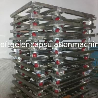 वायु प्रवाह के साथ पेंटबॉल / सॉफ्टगेल कैप्सूल के लिए बड़े प्लास्टिक ट्रे असर वाले उच्च तापमान: