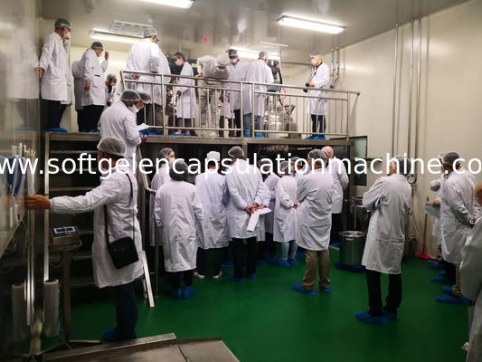 स्टेनलेस स्टील सॉफ्टगेल एनकैप्सुलेशन मशीन 3.5 आरपीएम स्पीड उच्च दक्षता