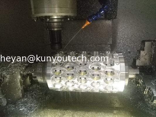 सॉफ्ट जिलेटिन एनकैप्सुलेशन मशीन के लिए कॉम्पैक्ट एल्युमिनियम कैप्सूल मोल्ड / डाई रोल्स