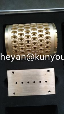 पेंटबॉल हर्बल कैप्सूल मेकर सॉफ्टगेल डाई रोल टूलींग अल इंजेक्शन वेज के साथ