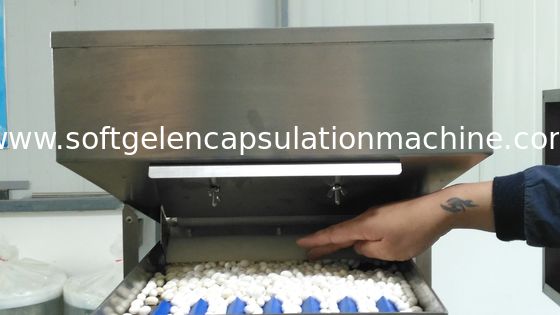 ओवल आयताकार आकार मछली के तेल / विटामिन कैप्सूल के लिए स्टेनलेस स्टील सॉफ्ट जिलेटिन एनकैप्सुलेशन मशीन;
